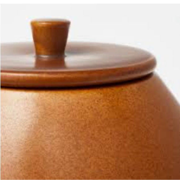 Ceramic Canister with Lid Brown -Threshold designed with Studio McGee - Picture 2 of 3